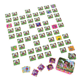 Spel dora memo spel in koffertje | 2 stuks