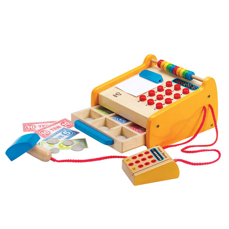Hape træ kasseapparat