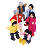 Hape dukkehus familie asiatisk
