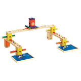 Hape quadrilla træ marmor spor musikbevægelse, 97 stk.