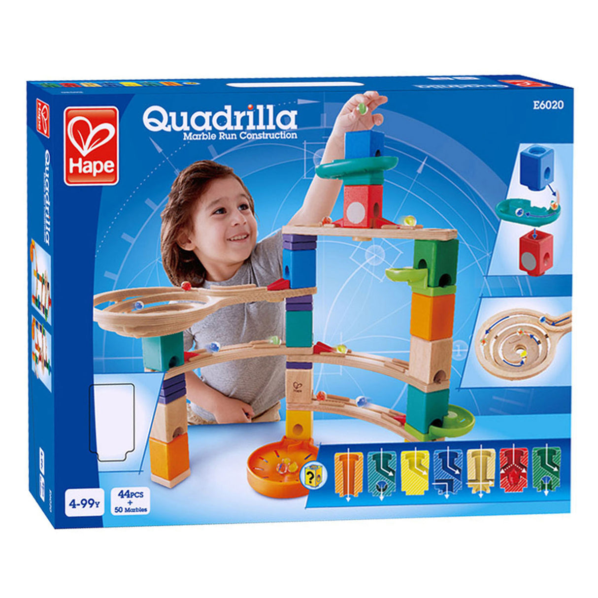 Hape quadrilla træ marmorbane - cliffhanger