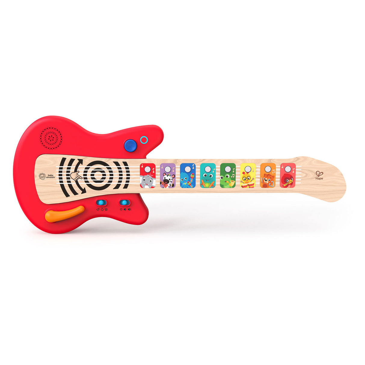 Sammen i tune elektrisk guitar rød