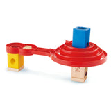 Hape quadrilla dobbeltsidet spiral twist marmor spor. 9 stk.
