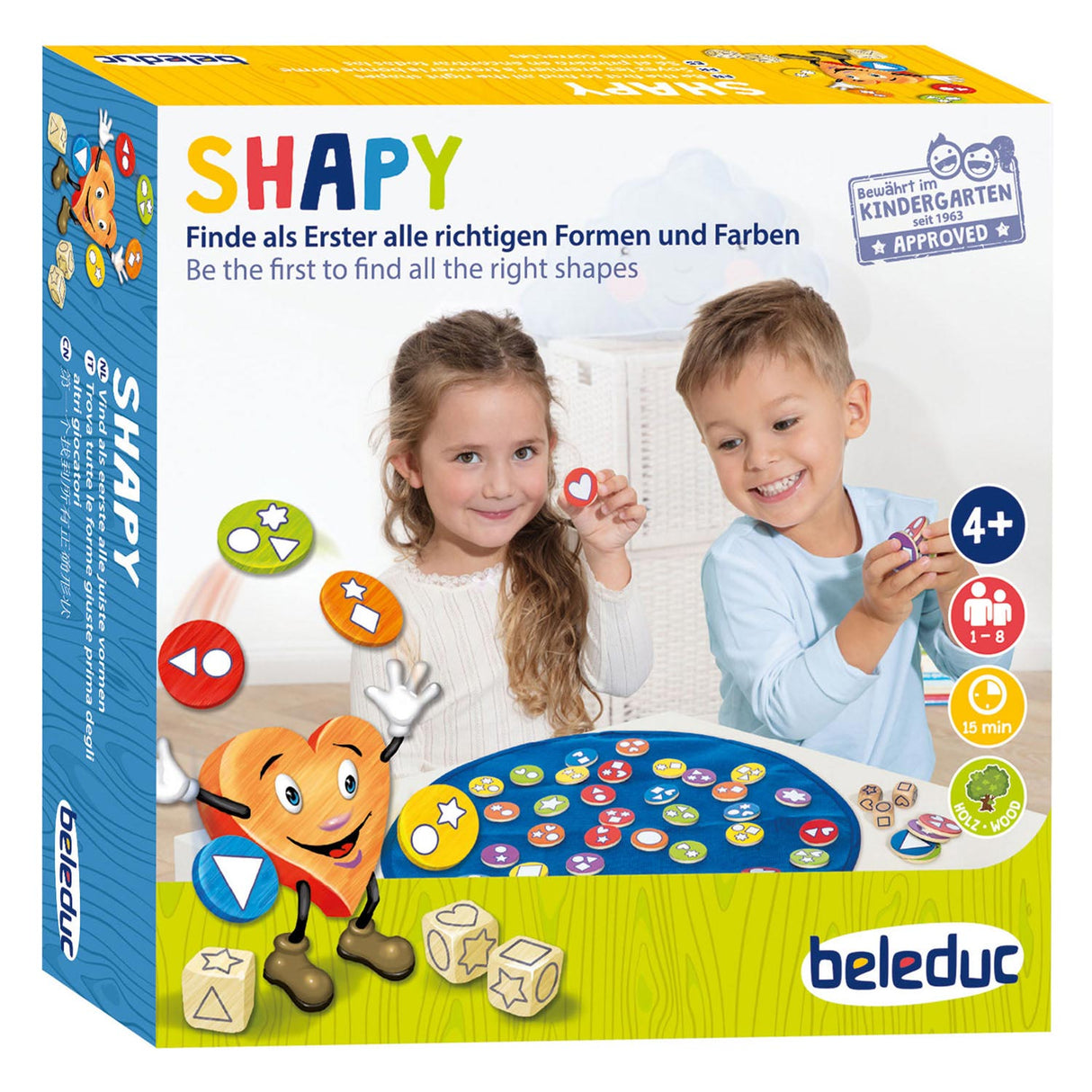 Beleduc shapy former og kombination børneleg