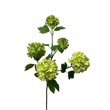 Roberts kollektion kunstig blomster snebold spray 83cm grøn