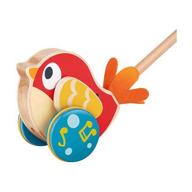 Hape lilly bird træ push stick med lyd