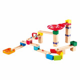Edugro hape træ marmor spor sæt domino - 50 stk.