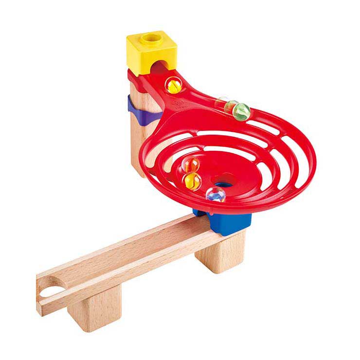 Edugro hape træ marmor spor sæt domino - 50 stk.