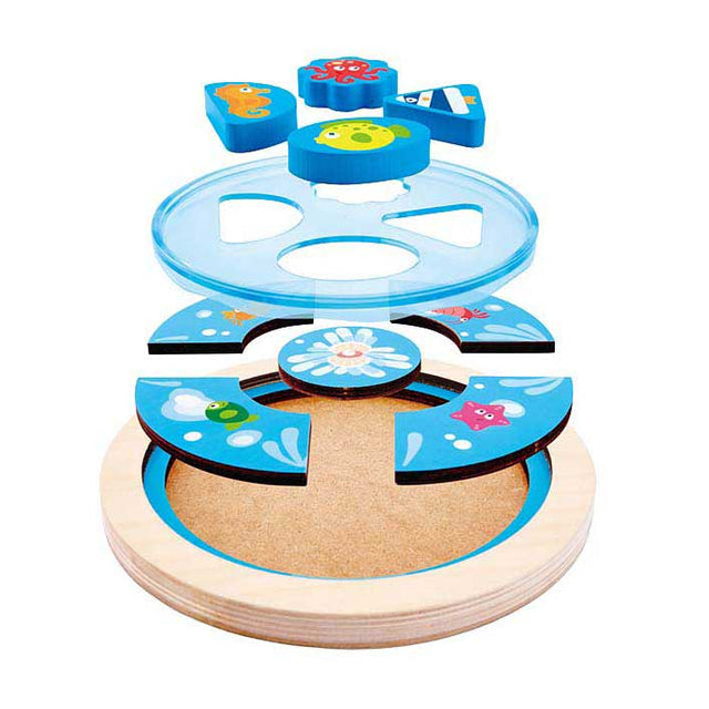 Hape undervandsverden form puslespil