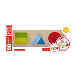 Hape geometri form puslespil - 7 brikker.