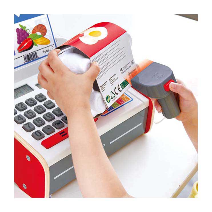 Hape interaktivt kasseapparat med lys og lyd