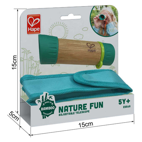 Hape justerbart bambus teleskop