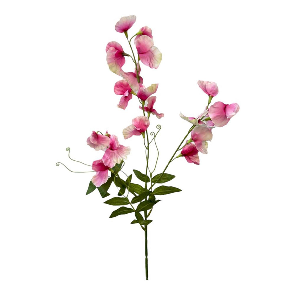 Roberts kollektion kunstige blomster søde ærter spray 75cm pink
