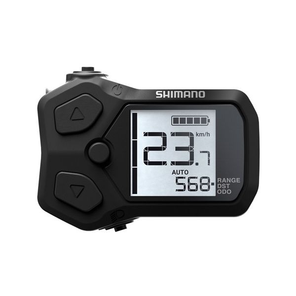 Shimano e-bike display cykelcomputer step sc-en500 til 22,2 mm styrerørsdiameter