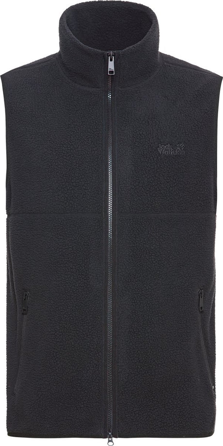 Jack Wolfskin Lite Curl vest m herrer outdoorbodywarmer-sort