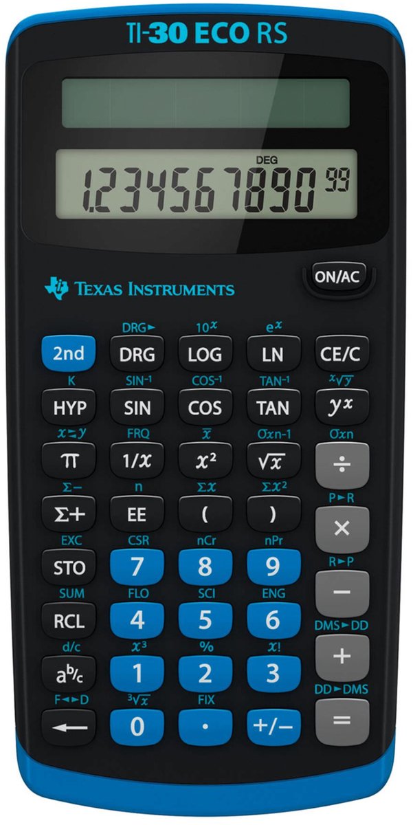 Texas instrumenter ti-30 rs (solar)