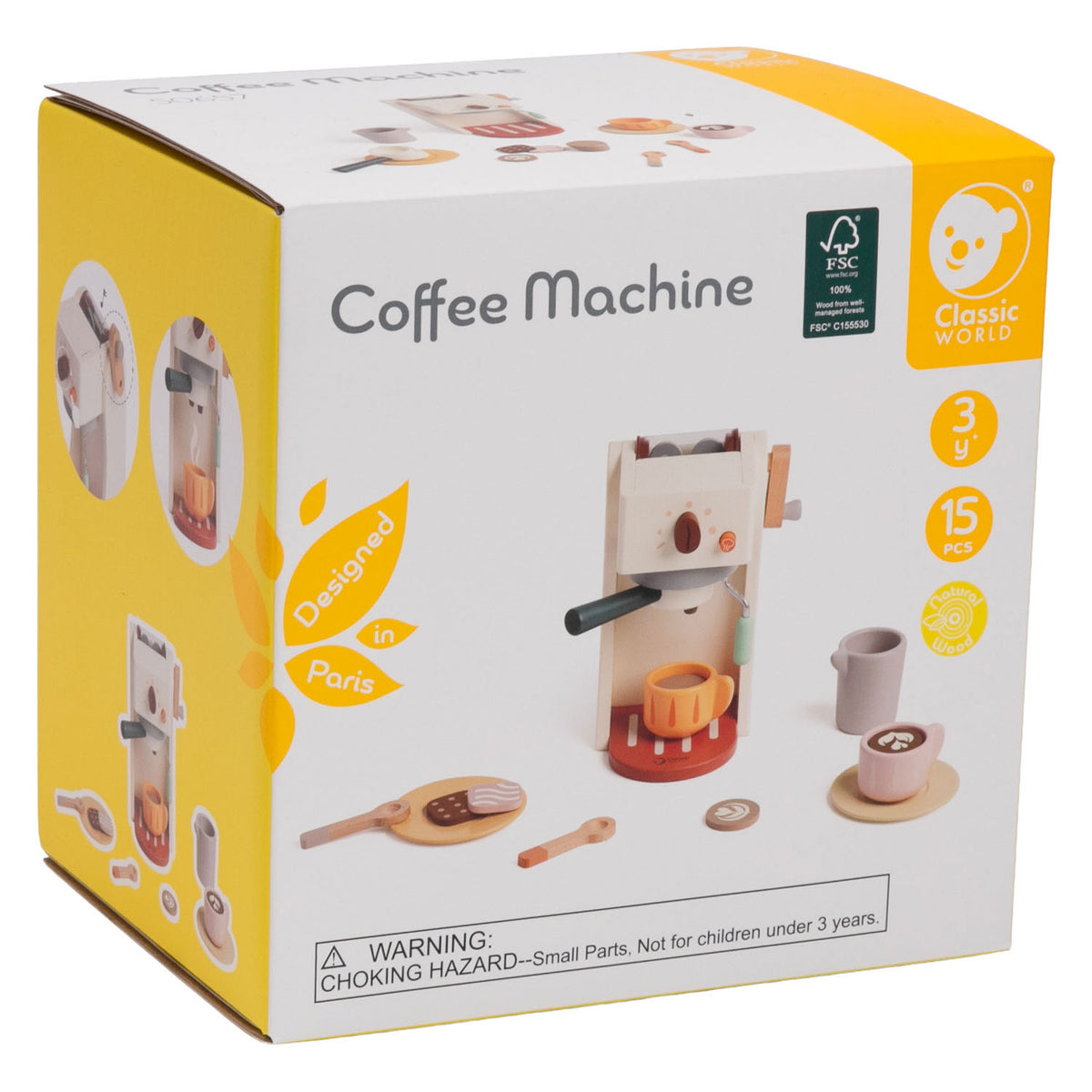 Classic world houten koffiezetapparaat