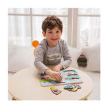 Klassisk World Wooden Nick Puzzle Traffic, 8 ..