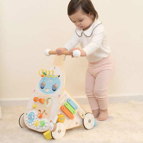 Klassisk verdens baby walker træ