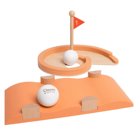 Klassisk verdenstræ midget golfsæt, 11 dele.