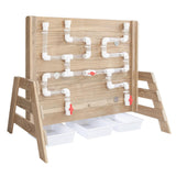 Klassisk World Wood Water Play Wall 2-sidet