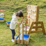Klassisk World Wood Water Play Table Waterfall