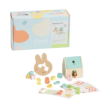 Lobbes toys bv classic world baby hej legetøjsboks 12-18 mdr