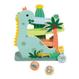 Klassisk verden trækuglebane dinosaur - pædagogisk legetøj 4-delt.