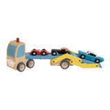 Lobbes Toys BV Classic World trætransporter med 3 biler