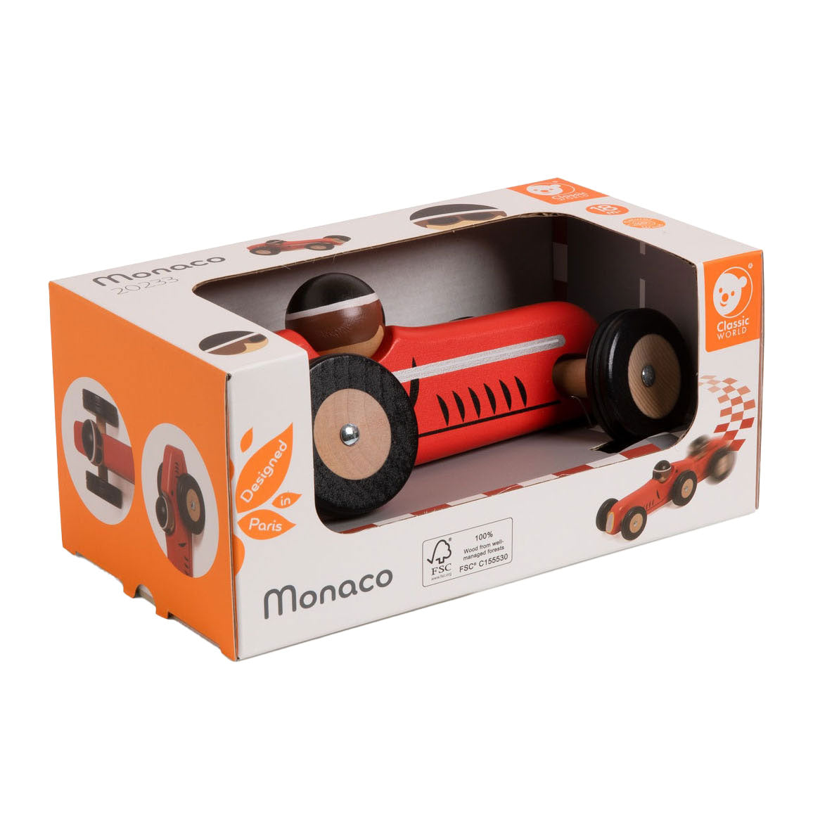 Lobbes Toys BV Classic World trælegetøjsbil Monaco