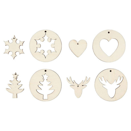 Creativ virksomhed https: www.cchobby.nl 2-in-1-hanging-decorations-d-7-cm-hole size-3-mm-thickness-4-mm-8-piece-1-box