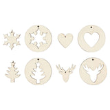 Creativ virksomhed https: www.cchobby.nl 2-in-1-hanging-decorations-d-7-cm-hole size-3-mm-thickness-4-mm-8-piece-1-box