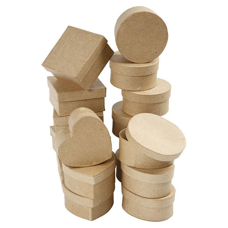 Creativ virksomhed http: www.cchobby.nl medium-boxes-h-5-cm-d-10-12-cm-28-piece-1-box