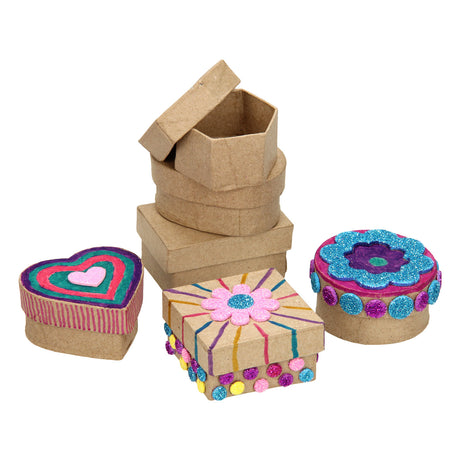 Creativ virksomhed https: www.cchobby.nl mini-boxes-h-3-cm-d-4-6-cm-6-piece-1-box