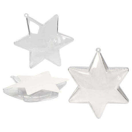 Creativ virksomhed https: www.cchobby.nl deco-star-h-10-cm-transparent-5-piece-1-box