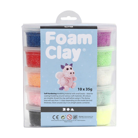 Foam clay https: www.cchobby.nl foam-clayr-glitter-diverse-colours-10x35-gr-1-doos