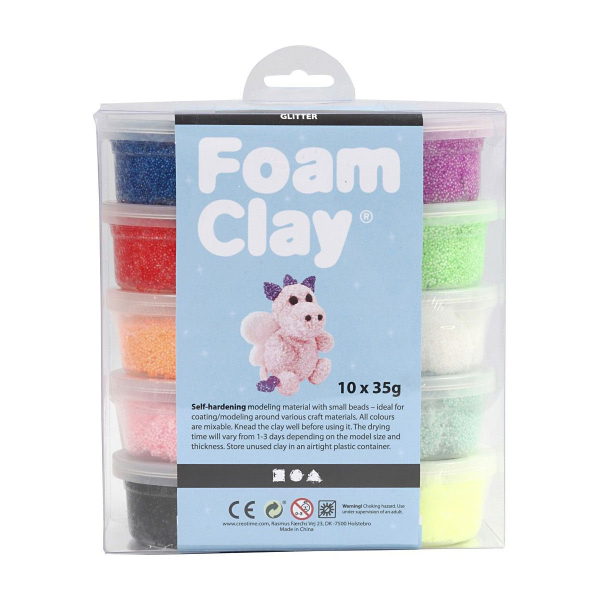 Foam clay https: www.cchobby.nl foam-clayr-glitter-diverse-colours-10x35-gr-1-doos