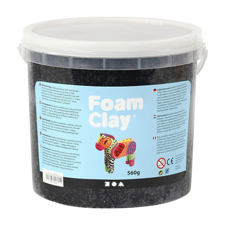 Foam clay®, 560 gr, sort