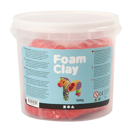 Foam clay®, 560 gr, rød