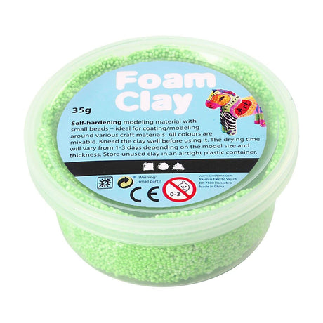 Skum ler https: www.cchobby.nl skum-ler-neon-grøn-35-gr-1-doosje