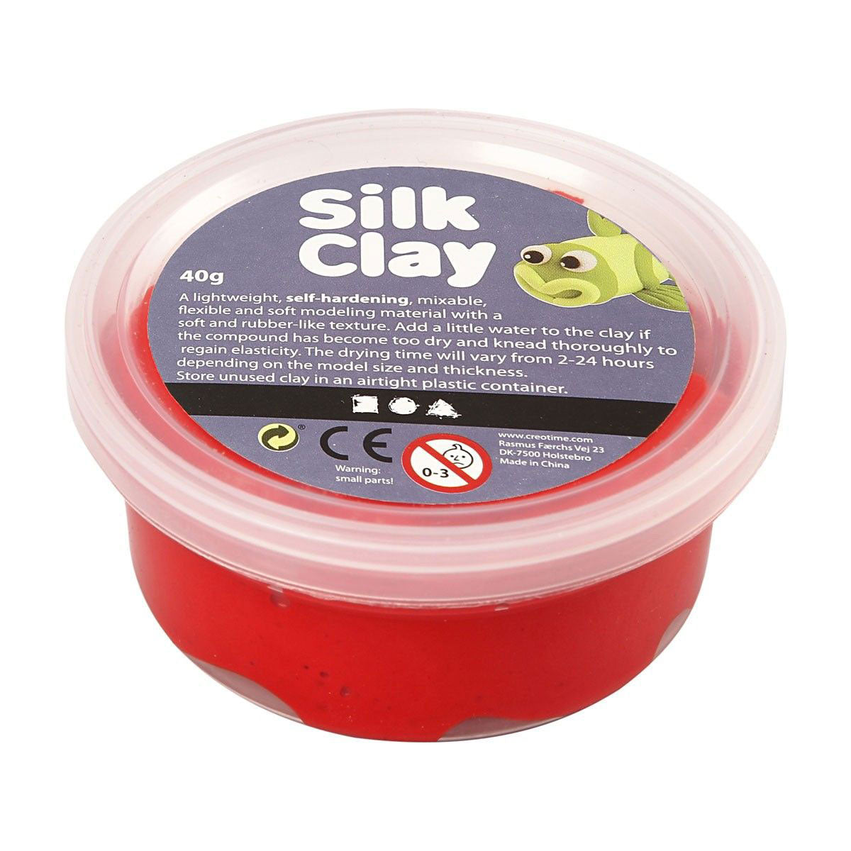 Silk clay https: www.cchobby.nl silk-ler-rød-40-gr-1-doosje