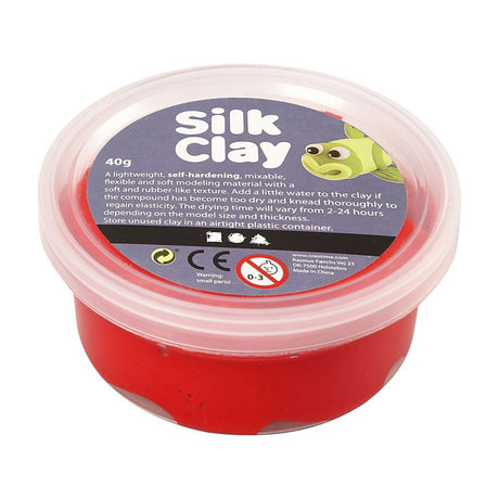 Silk clay https: www.cchobby.nl silk-ler-rød-40-gr-1-doosje