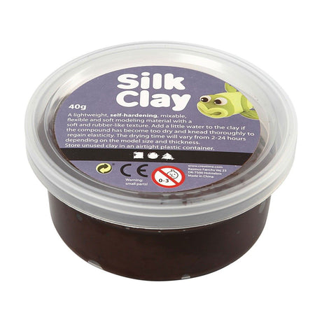 Silk clay https: www.cchobby.nl silk-ler-brun-40-gr-1-doosje