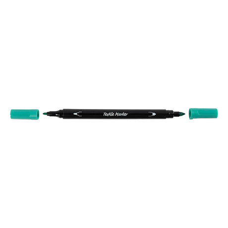 Creativ firma tekstil tuscher, stregbredde 2,3 + 3,6, standard farver, 6 stk 1 æske