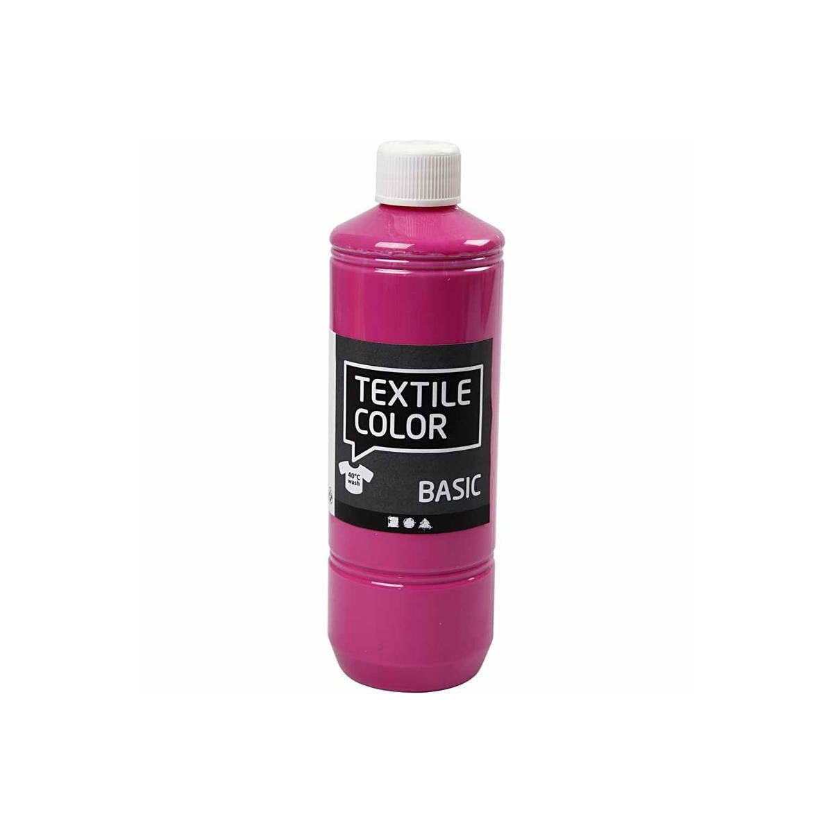 Creativ firma tekstilmaling - pink, 500ml