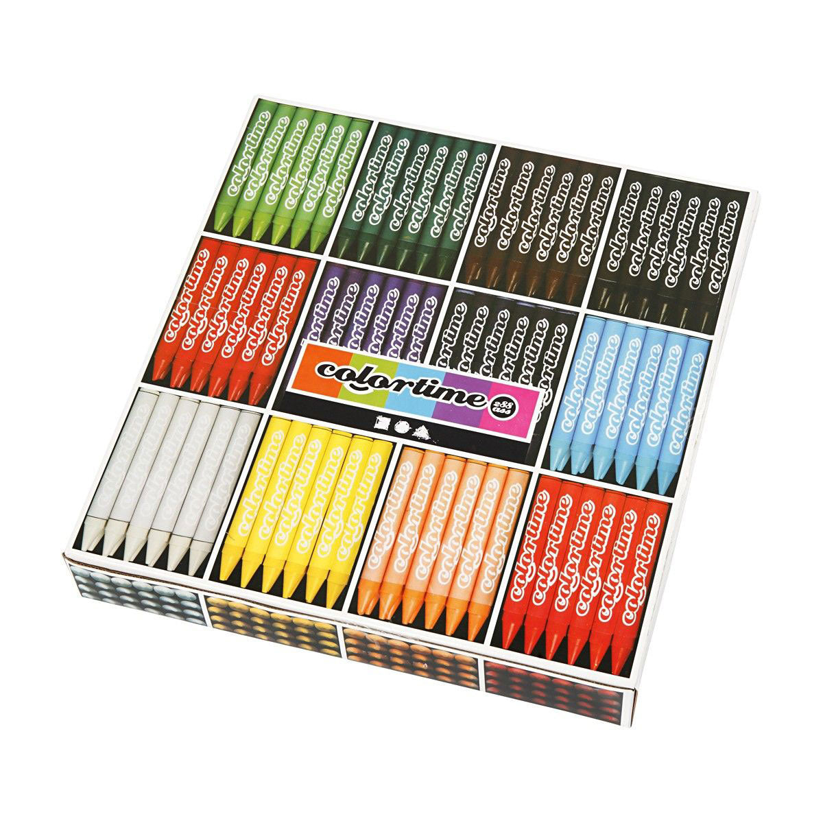 Creativ virksomhed https: www.cchobby.nl colortime-kleurkrijt-l-10-cm-thickness-11-mm-diverse-colours-12x24-piece-1-box