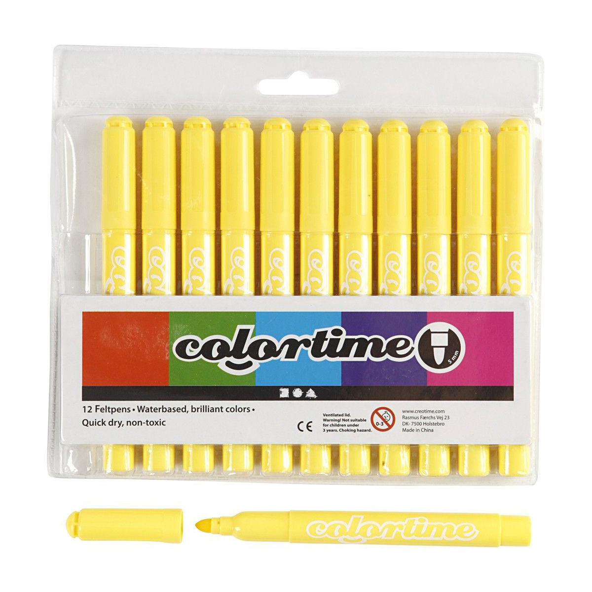Creativ Company Citroengele Jumbo Markers, 12 ..
