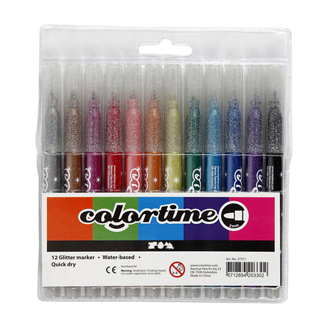 Farvetid https: www.cchobby.nl -glittersticks-line thickness-2-mm-diverse-colors-12-piece-1-box