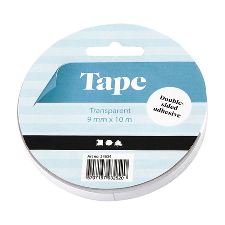 Creativ company dobbeltklæbende tape, 10m.