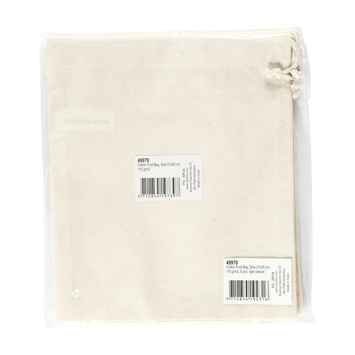 Creativ virksomhed https: www.cchobby.nl stof-pose-size-21x25-cm-110-gr-light-natural-5-piece-1-box